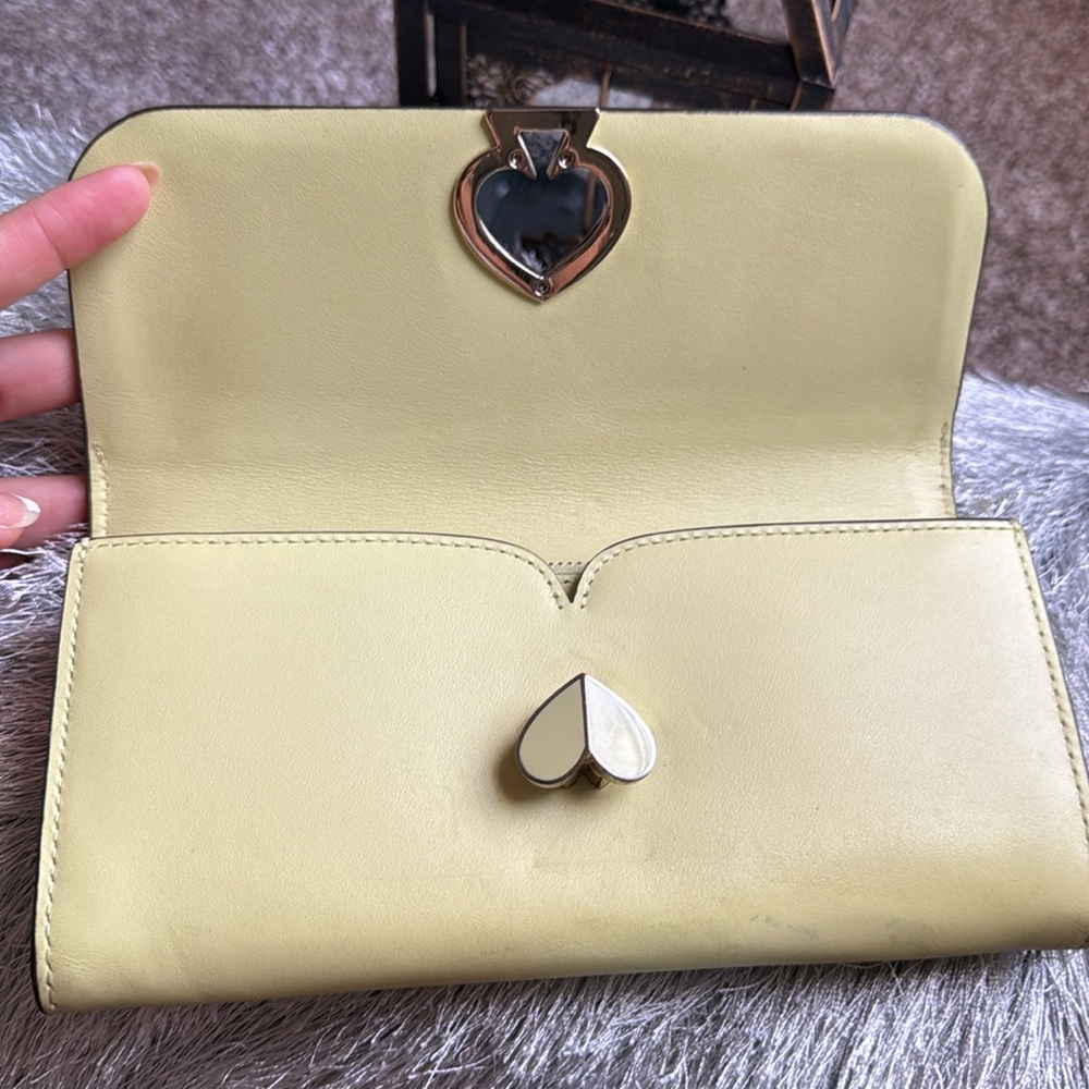 Kate Spade Yellow Wallet - Picture 7 of 12
